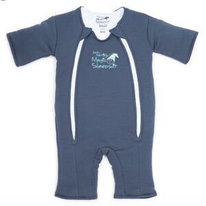 Baby Merlin's Magic Sleepsuit, Navy, Cotton, Large 3-6 Months